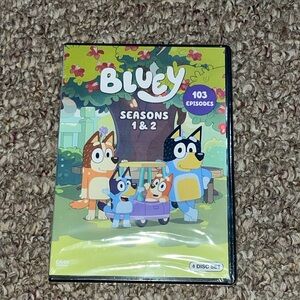 Bluey Seasons 1 & 2 DVD (4 Disc) Set NEW!!
